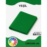 EUROLUXE Metrelik Ince Keçe Kumaş Keçe 1 mm Aktivite Keçesi Renkli Keçe 1 Metre (100 cm x 100 Cm) - Yeşil