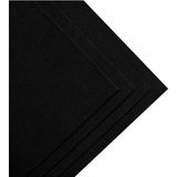 EUROLUXE Siyah Renk Metrelik Ince Keçe Kumaş Keçe 1 mm Aktivite Keçesi Renkli Keçe 1 Metre (100 cm x 100 Cm)