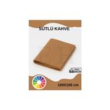 EUROLUXE Sütlü Kahve Rengi İnce Renkli Keçe Kumaş 1 mm Aktivite Keçesi 1 Metre (100 x 100 cm)