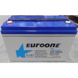 Euroone EG12100 12 Volt 100 Amper Deep Cycle Jel Akü - Siyah
