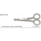 Europe Aplike ve Nakış Makası Kıvrık Küt Uçlu No:4 10,16 cm - Renkli