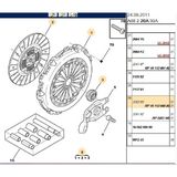 Eurorepar Debriyaj Seti 208 301 Citroen C3 1,2 (1682290480-1611266580-2052T3-877263)