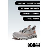 eurosantex Spor İş Ayakkabısı Air Taban Ortopedik Çelik Burunlu Iş Ayakkabısı Sb