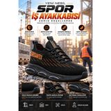 EUROSANTEX Yeni Nesil Spor İş Ayakkabısı (Pati) – CE Belgeli | Yerli Üretim | Air Taban Teknolojili | Çelik Burun Koruma | Ortopedik Konfor