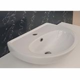 Euroser 36x45 cm Oval Lavabo