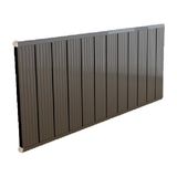 Eurostar Aluminyum Panel Radyatör 600x1000 Ral 7016 Antrasit Gri Texture - Antrasit - Gri