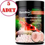 Eurostar Hollow Bio Balls Biyolojik Dış Filtre Malzemesi 400 gr 5 Ad