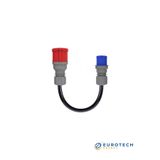Eurotech Energy Ev Şarjer Dönüştürücü Kablo 1/3 Faz Mavi Priz (220V)
