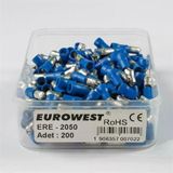Eurowest 1,50-2,50Mm Erkek Terminaller İzoleli Kablo Ucu (1 Kutu 200 Adet)