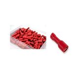 EUROWEST İZOLELİ DİŞİ 6,3 MM KABLO TERMİNALİ KIRMIZI (0,50-1,50mm GFFD-1638) 200 ADET