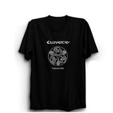 Euvitie, Helvetios, Rock Metal Müzik Grubu Baskılı Unisex,%100 Pamuk Tişört 12-13 Yaş Siyah