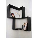 Ev Dekka 80X65x10 Cm Modern Dekoratif Duvar Rafı – Ahşap Kitaplık Ve Aksesuar Rafı