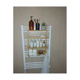 Ev Dekka Doğal Ahşap Banyo Rafı Ve Havluluk - Dekoratif Düzenleyici (50X30 Cm)