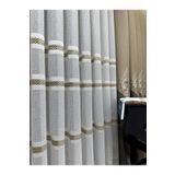 Ev Depo Home Aplik Örme 1/3 Sık Pile Tül Perde Tek Kanat TRVAPLK118118EKRVZN, Ekru, 600 x 250
