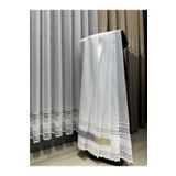 Ev Depo Home Taç Aplik Örme Normal (Orta) Pile Tül Perde Tek Kanat TRVAPLIK114802NRML, Beyaz, 300 x 260