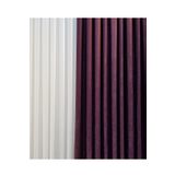 Ev Depo Home Taç Mor Düz Renk 1/3 Sık Pileli Soft Fon Perde Sık Pile Tek Kanat EVDADA14952MOR001, Mor, 170 x 270