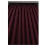 Ev Depo Home Taç Petek Dokulu Bordo Düz Renk Pilesiz Soft Fon Perde Ekstraforlu Düz Dikim Tek Kanat EVDADABRD3004, Bordo, 280 x 260