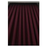 Ev Depo Home Taç Petek Dokulu Bordo Düz Renk Pilesiz Soft Fon Perde Ekstraforlu Düz Dikim Tek Kanat EVDADABRD3004, Bordo, 80 x 240