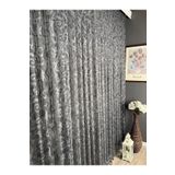 Ev Depo Home Taç Şal Desen 1/3 Sık Pile Tül Perde Tek Kanat SALDSNKYGRISIK, Koyu Gri, 200 x 250
