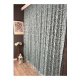 Ev Depo Home Taç Şal Desen Normal (Orta) Pile Tül Perde Tek Kanat SALDSNTRKZNRML, Turkuaz, 320 x 200
