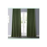 Ev Depo Home Taç Yeşil Keten Blackout Karartma 1/3 Sık Pileli Fon Perde Tek Kanat EVD-KTNBLCYESIL001, Yeşil, 170 x 260