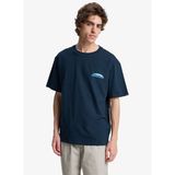 EV FADE SPECTRU Lacivert Bisiklet Baskılı Erkek T-Shirt