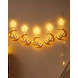 Ev Içi Ramazan LED Aydınlatma Saçağı 3 Metre Şık Tasarım - TK002M-6VXYF2 - Çok Renkli