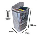 Ev-İş Branda Taşıma Çuvalı 50X40+100Cm Fermuarlı Ve Cepli 170Gr.tekstil Çuvalı- (Şeffaf)