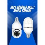 Ev Kamerası Wifi Kamerası Gece Görüşlü Akıllı Ampül Kamera P139703s9848