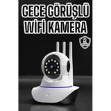 Ev Kamerası Wifi Kamerası Video Kayıt Çift Yönlü Hareket Sensörü Bebek Mir05886164