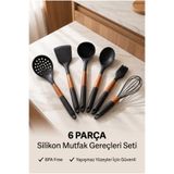 Ev Modu Home 6 Parça Silikon Mutfak Gereçleri Seti