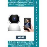 Ev Ofis Bebek Yaşlı Odası Gece Görüş Çift Yön Ses Hareket Algı Uyarı Bildirim Wifi Güvenlik Kamerası