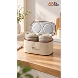 Ev Sizin Termal Çantalı 4’lü Çelik Yemek Termosu Sefer Tası Seti Isı Yalıtımlı Lunch Box Beslenme Çantası