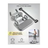 Ev Tipi Tekerlekli Pilates & Fitness Egzersiz Istasyonu | Şınav, Mekik, Direnç Bandı, Spor Aleti