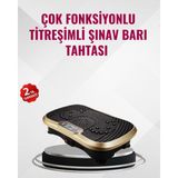 Ev Tipi Titreşimli Spor Aleti Yağ Yakım Destekli Tasarım - 0 - Siyah