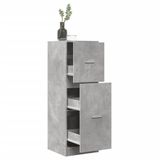 Ev ve ofis düzenlemek için 4 çekmeceli 40 x 41 x 118 cm (4 çekmeceli ahşap depolama çözümü Efficient Yönetim için şık mobilya