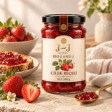 Ev Yapımı Çilek Reçeli - 360 gr Cam Kavanoz