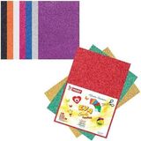 EVA-004 10 Renk 2 mm 20X30 cm 10 Renk Simli Yapışkanlı