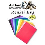 Eva 10 Renk A4 20X30 1 Paket Duz Eva Sungeri 10 Lu Renkli Eva 20*30 Elisi Okul Oncesi Ana Sinifi Ilkokul