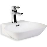 Eva Banyo Lena Tezgah Üstü Lavabo Beyaz