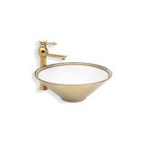 Eva Banyo Tezgah Üstü Porselen Lavabo