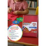 Eva Fon Kartonu 20X30 Cm 10 Renk Karışık Set El İşi Okul Proje Hobi Köpük Kağıt