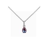 Eva Jewelry Mistik Topaz Taşlı Gümüş Kaplama Kadın Kolye
