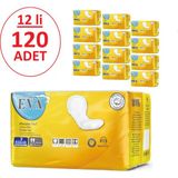 Eva Klasik Büyük Mesane Pedi 120 Adet L Beden Yumuşak Doku ile Maksimum Koruma Sağlar