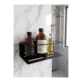 EVA METAL TASARIM Metal Banyo Düzenleyici Tek Katlı Raf Organizer Banyo Rafı Şampuanlık Sabunluk