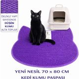 Eva Plus+ & Cateva Yeni Nesil Derin Gözenekli Kedi Kumu Paspası 50 x 60 Cm. - Mor