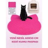 Eva Plus+ & Cateva Yeni Nesil Elekli Kedi Kumu Paspası 50 x 60 Cm. - Fuşya