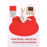 Eva Plus+ & Cateva Yeni Nesil Elekli Kedi Kumu Paspası 70 x 70 Cm.