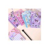 Eva Rose Figürlü Sulu Süslü Kalın Kapaklı Stickerlı Not Defteri Kız Çocuk Hediye Defter Trend Defter 1 Adet