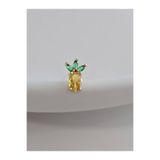 Eva Takı Store Ananas Model Kıkırdak Piercing Tragus Helix Altın Kaplama Gold Renk Küpe